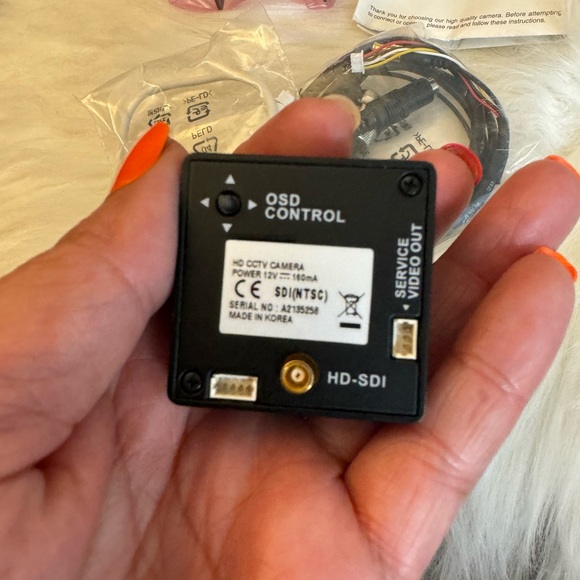 HD CCTV Digital Video Camera HD 38 mm Black - Picture 4 of 11